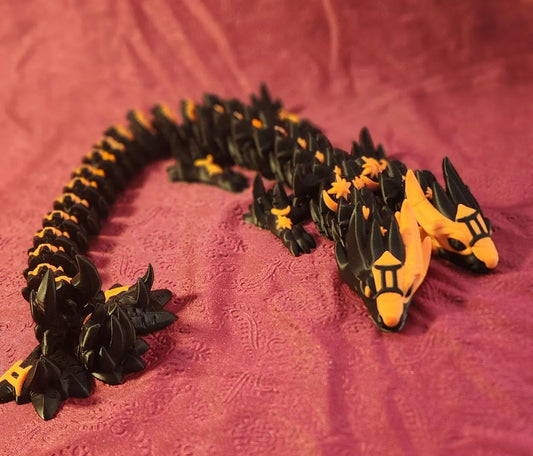 3D Printed Flexible Gemini Dragon – Celestial Elegance Meets Mythical Charm
