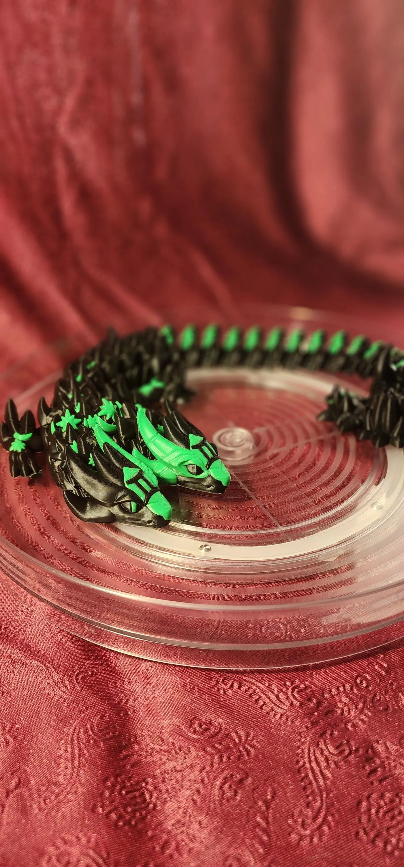 3D Printed Flexible Gemini Dragon – Celestial Elegance Meets Mythical Charm