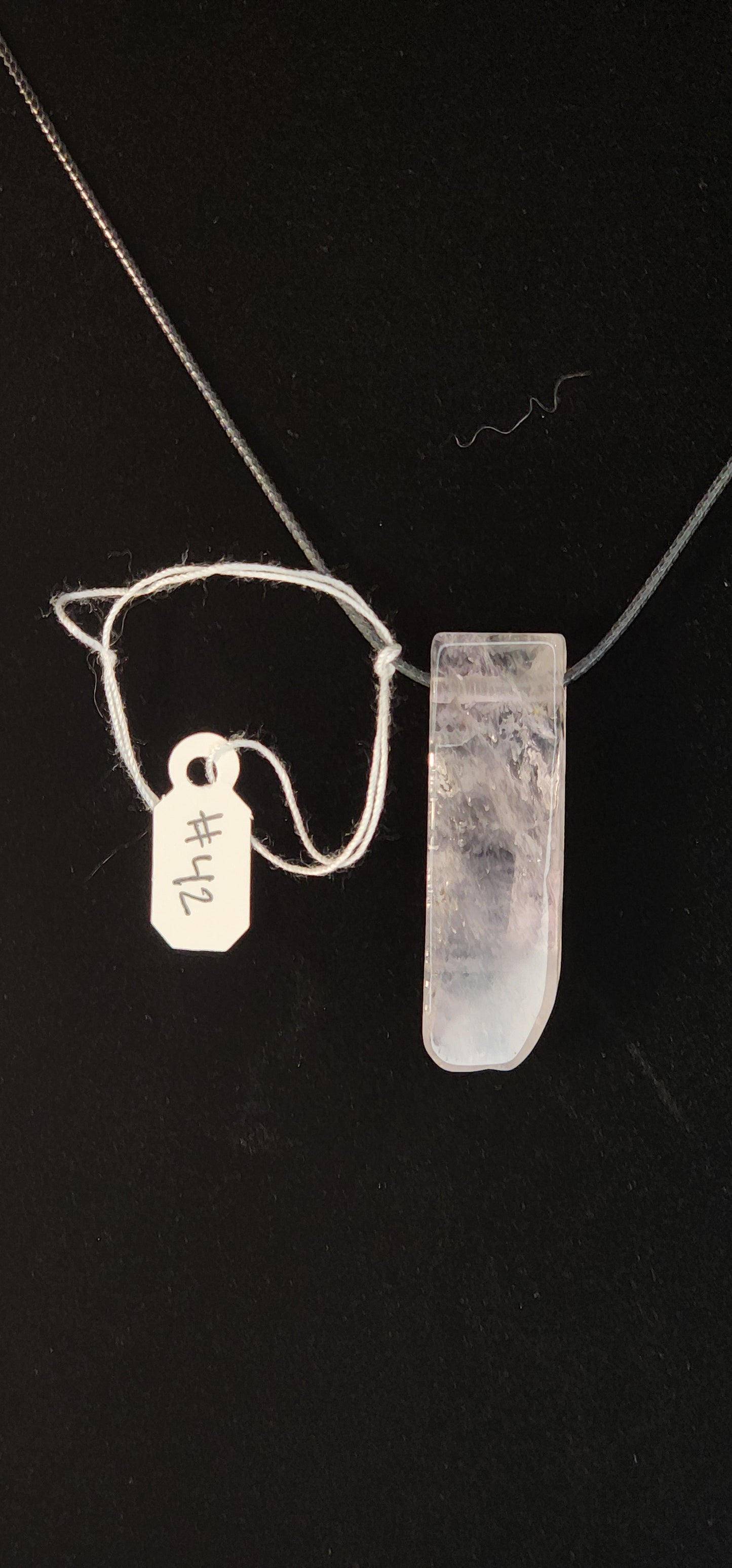 Crystal Pendants - #42 - Rose Quarts
