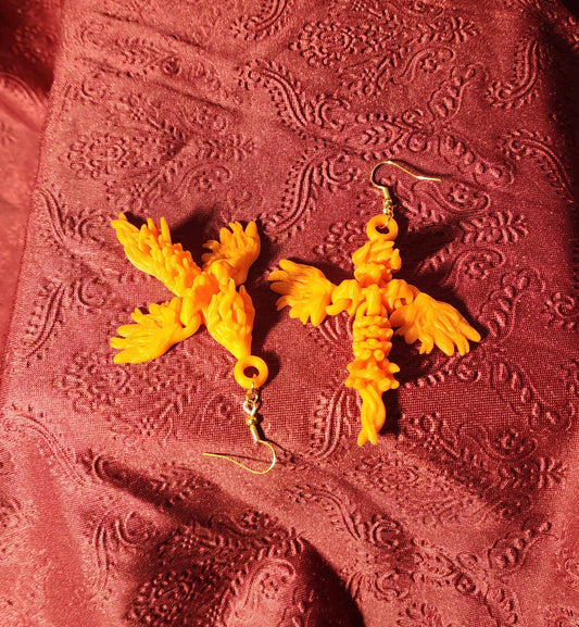 3D Prints - Phoenix Earrings