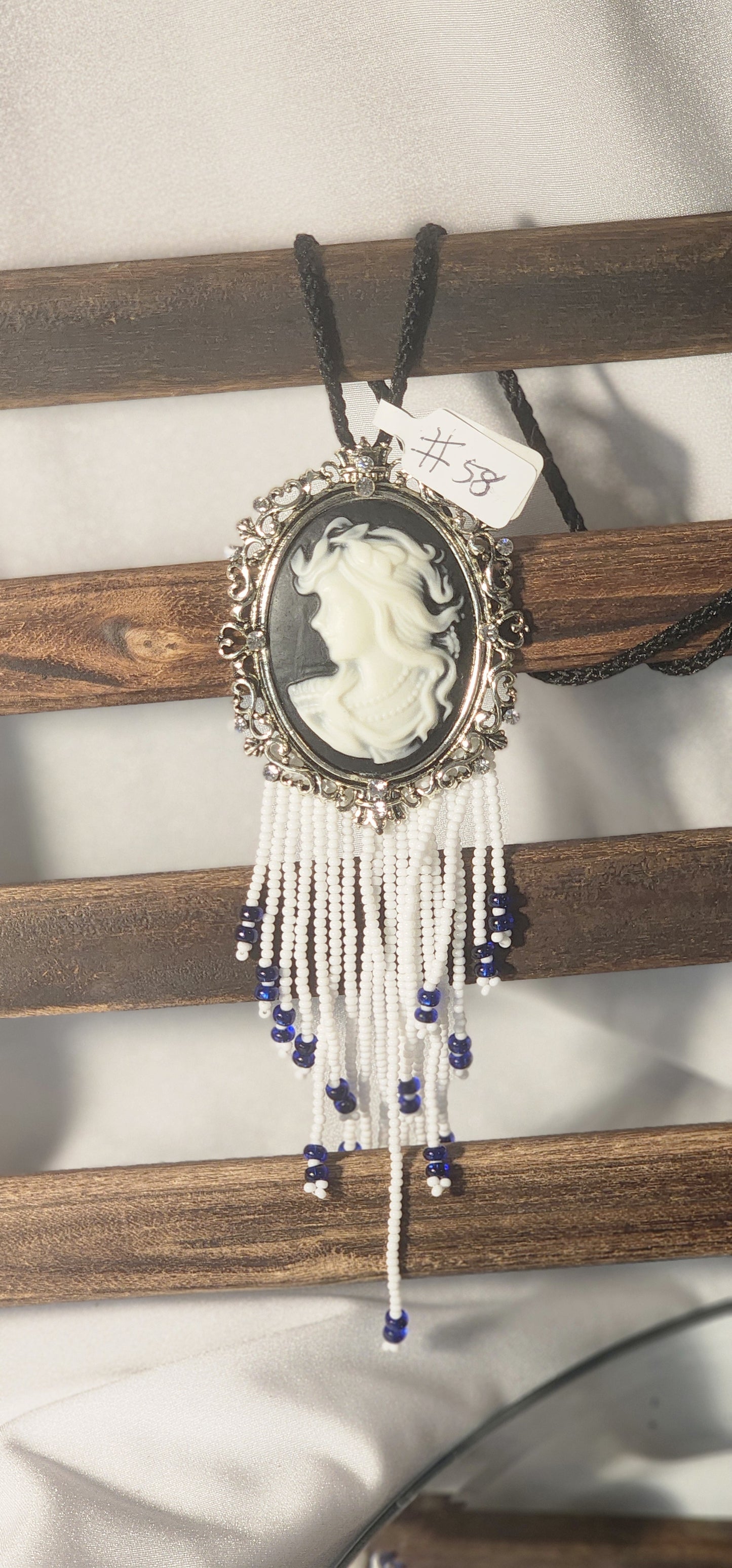Handmade Beaded Necklaces – #58 - Cameo
