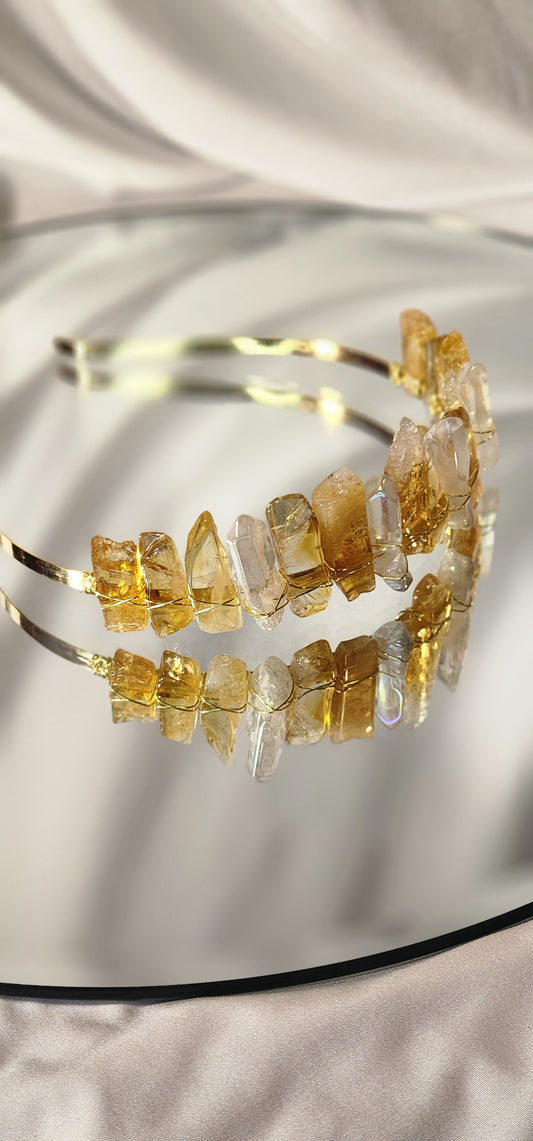 Citrine Quartz Crown