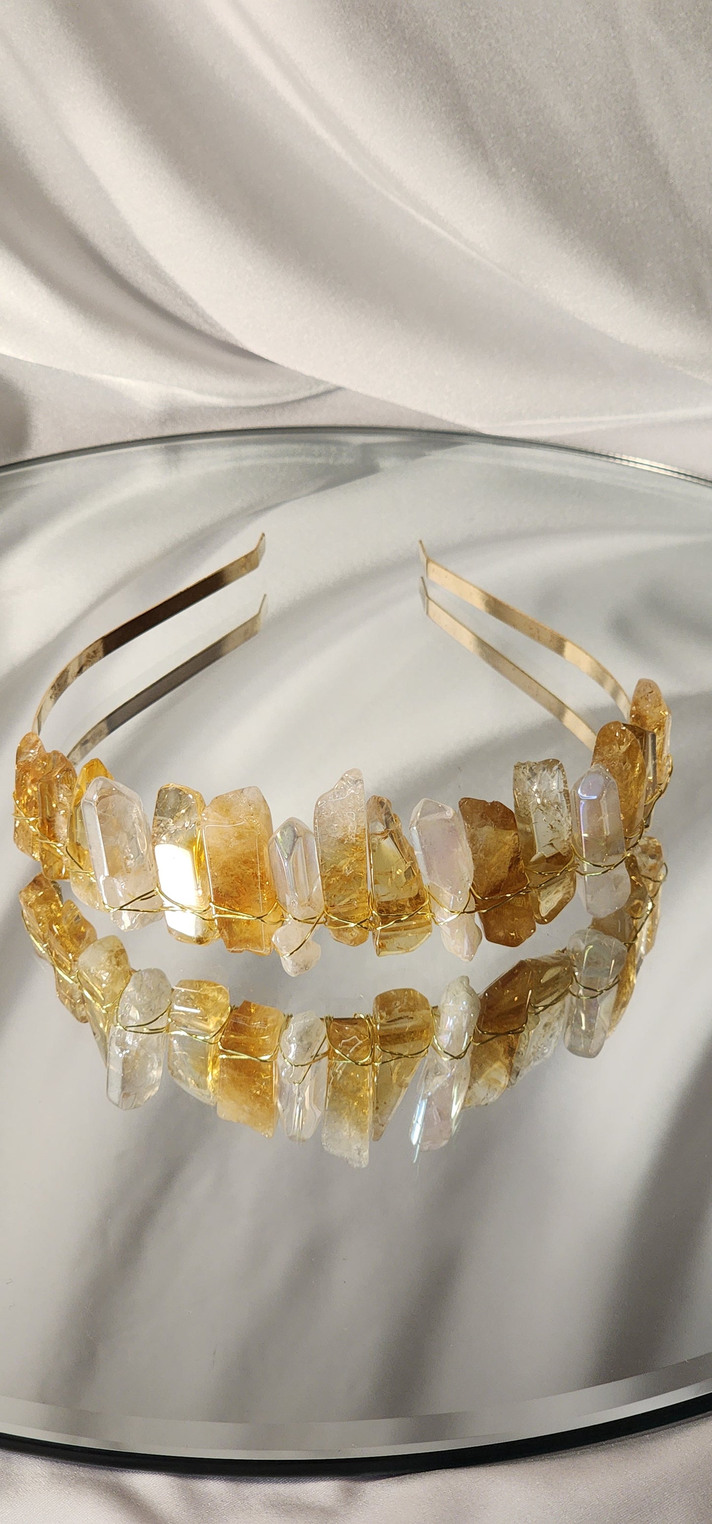 Citrine Quartz Crown