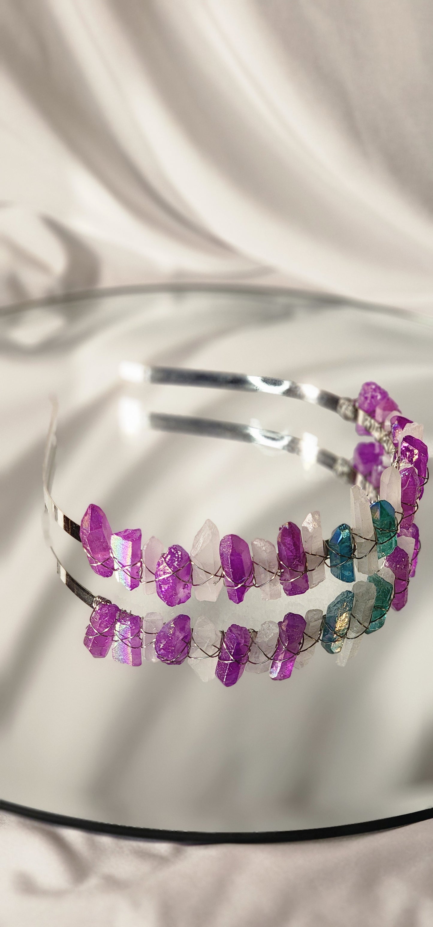 Dyed Quarts Crown