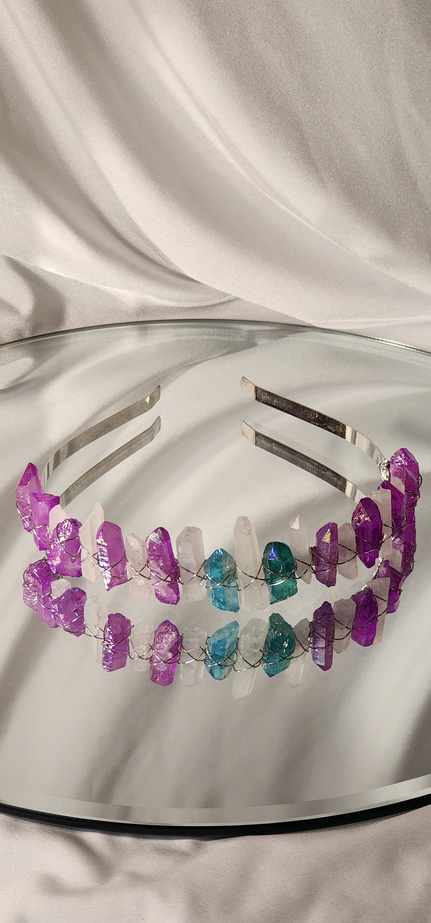 Dyed Quarts Crown