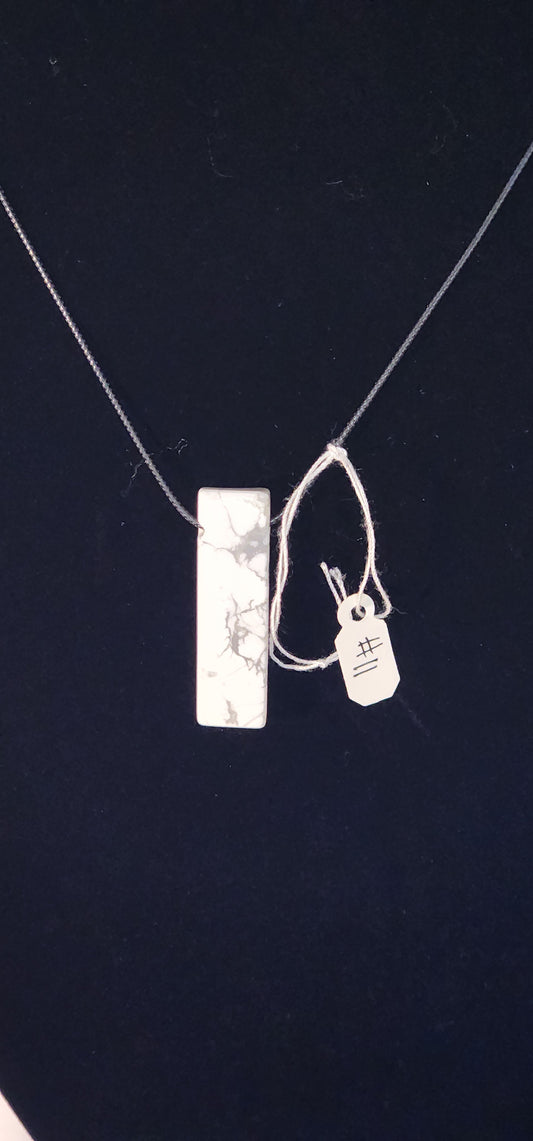 Crystal Pendants - #11 - Howlite