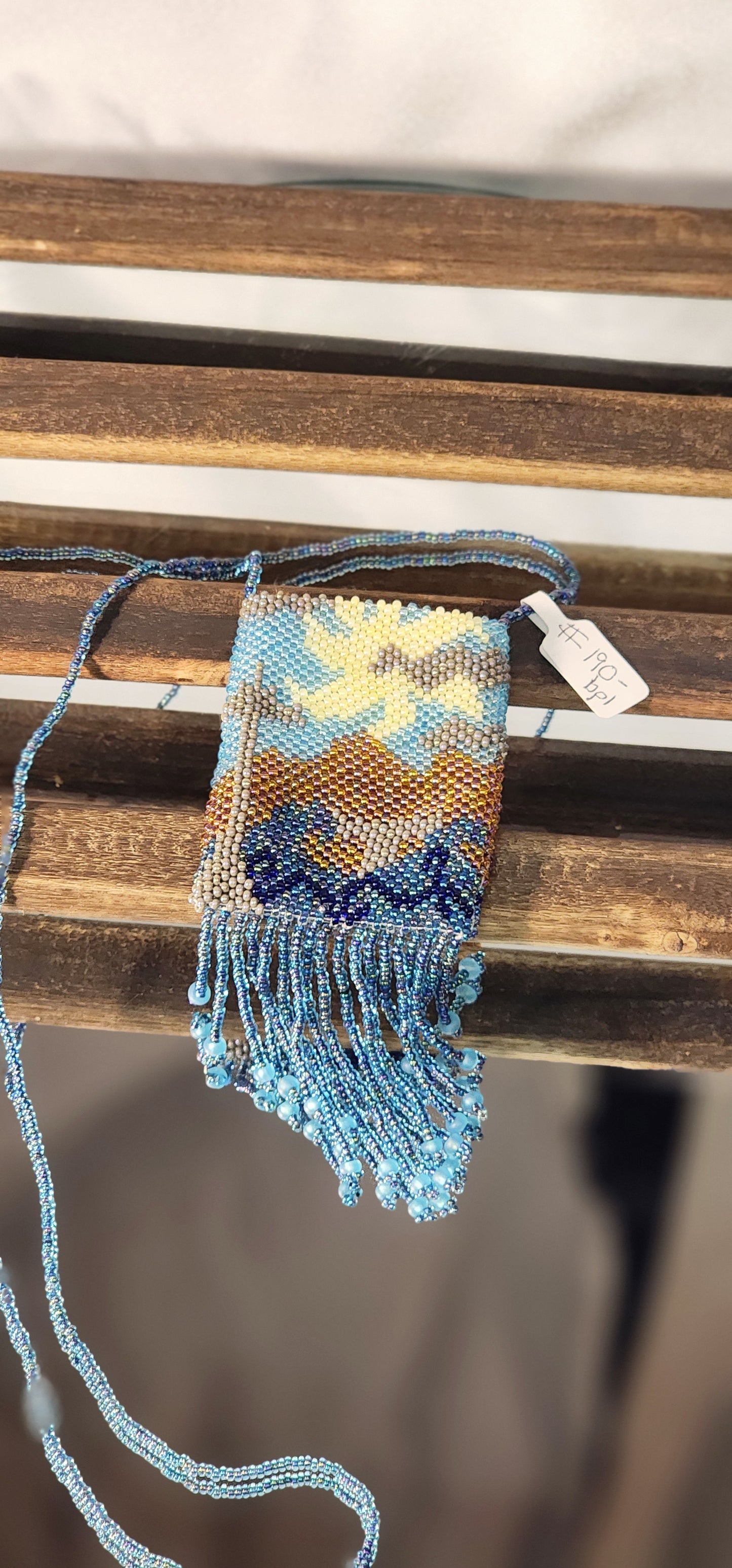 Handmade Beaded Pouch Necklaces – #190 - Touch of Seattle