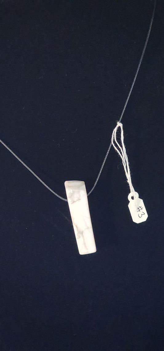 Crystal Pendants - #3 - Howlite