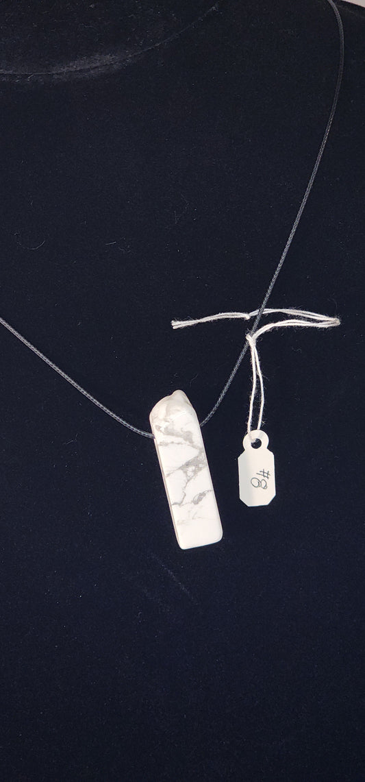 Crystal Pendants - #8 - Howlite